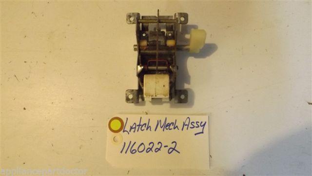 KITCHEN AID DISHWASHER 116022-2 Latch Mechanism USED PART