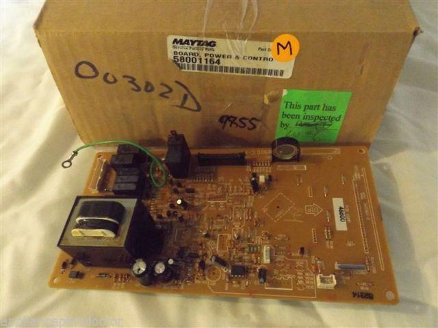 MAYTAG MICROWAVE 58001164 Board, Power & Control Circuit    NEW IN BOX