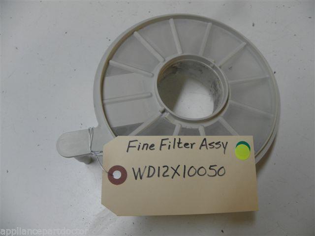GE DISHWASHER WD12X10050 FINE FILTER USED PART ASSEMBLY