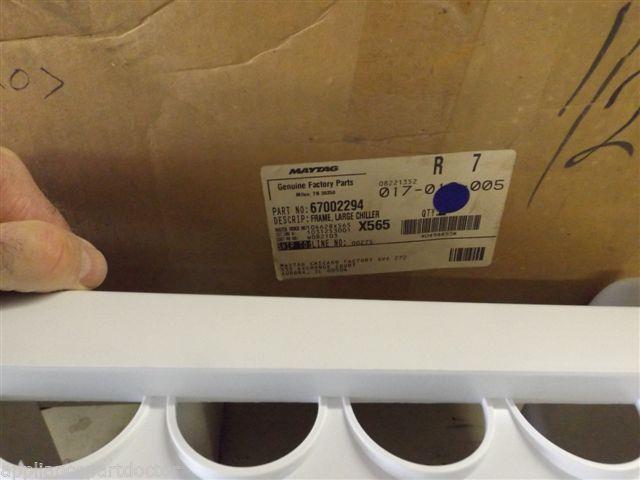 Matag Amana Refrigerator   67002294  Frame, Large Chiller NEW IN BOX