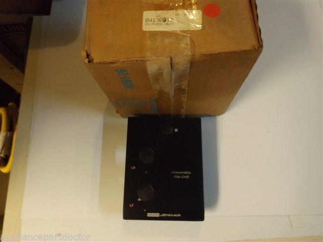 Maytag Jenn Air Stove 04100813 Escutheon (Blk)  NEW IN BOX