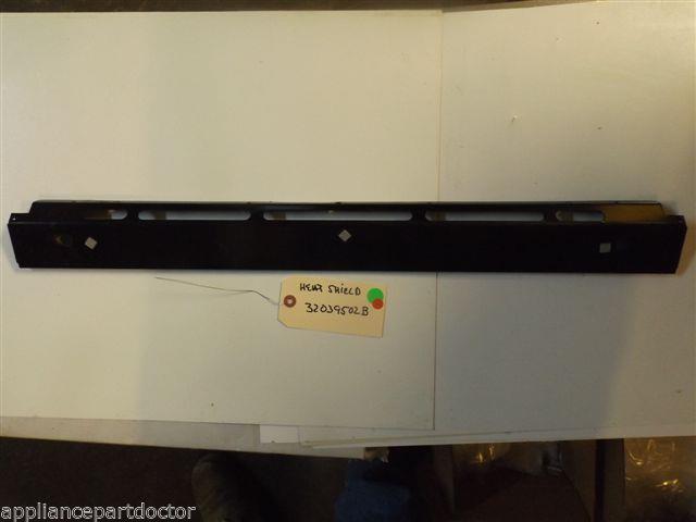 AMANA Stove 32039502B Heat Shield (blk)  used part