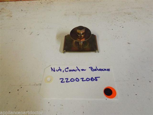MAYTAG WASHER  22002065  Nut, Counter Balance  used part