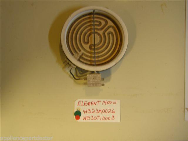 KENMORE STOVE WB23M0026  WB30T10003  Element 1400W  used