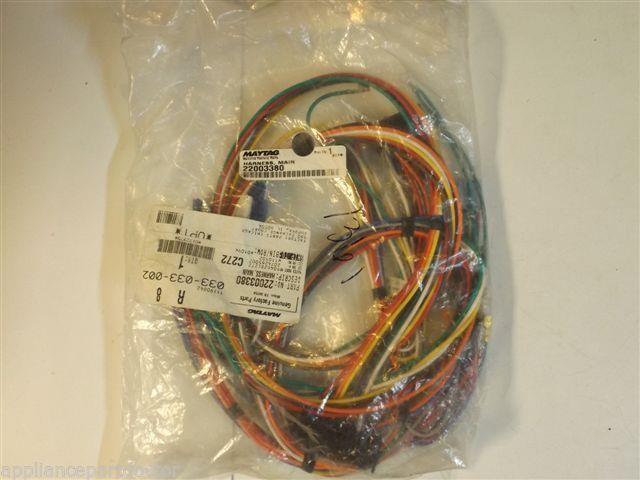 Maytag Washer  22003380  Harness, Main NEW IN BOX