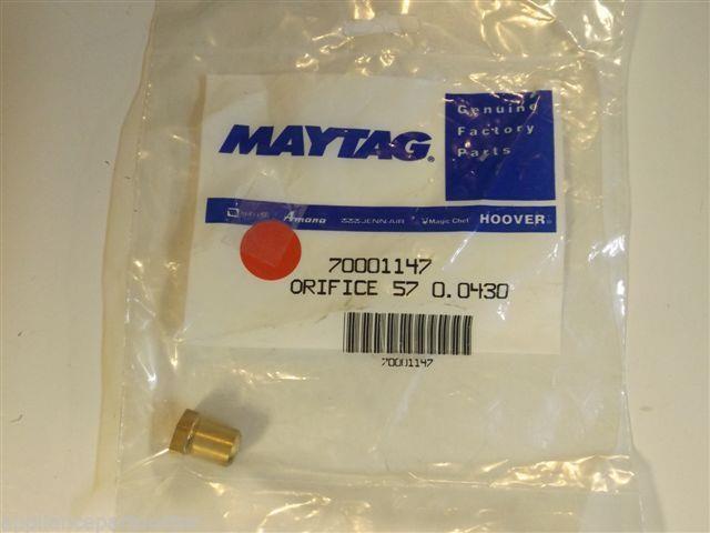 Maytag Dynasty Cooktop 70001147  Orifice No.57 - 0.0430 NEW IN BOX