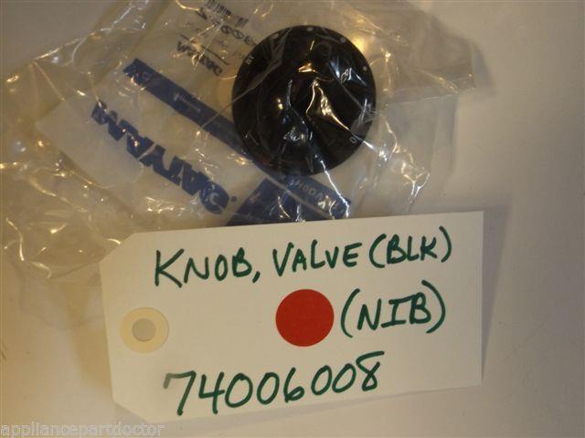 Maytag Gas Stove  74006008  Knob, Valve (blk) NEW IN BOX