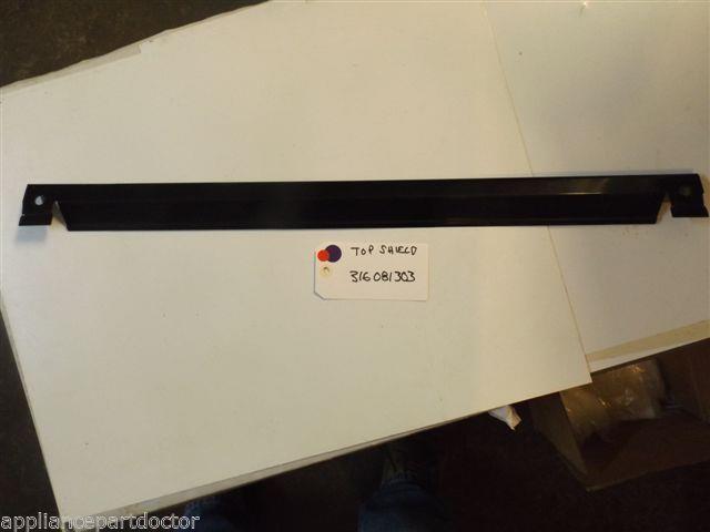 FRIGIDAIRE Stove 316081303 Shield-oven Door, Black, Top  used
