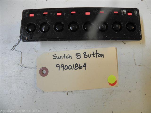MAYTAG DISHWASHER 99001864 CONTROL SWITCH 8 BUTTON USED PART ASSEMBLY