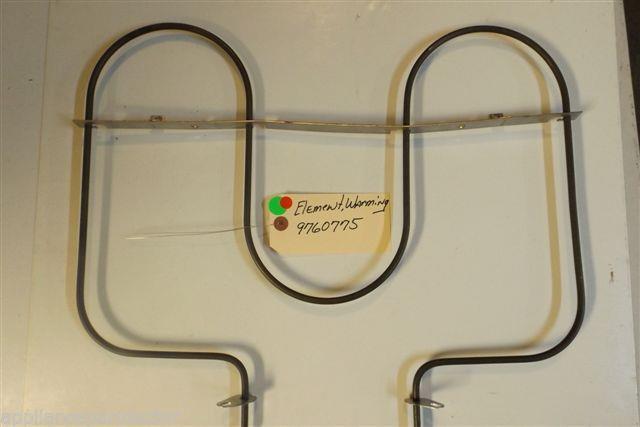WHIRLPOOL STOVE  9760775 Element, Warming   used