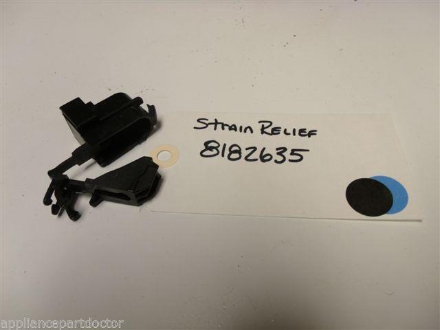 WHIRLPOOL WASHER 8182635 8181690 Strain Relief   USED