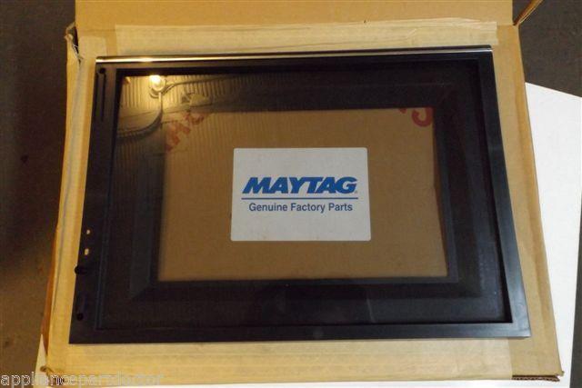MAYTAG MICROWAVE 53001319 PANEL DOOR STLS  NEW IN BOX