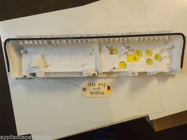WHIRLPOOL/KENMORE WASHER 8578550 Tray Assembly (white) NEW W/O BOX