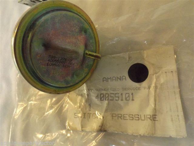 AMANA SPEED QUEEN WASHER 40055101 Switch, Pressure    NEW IN BAG