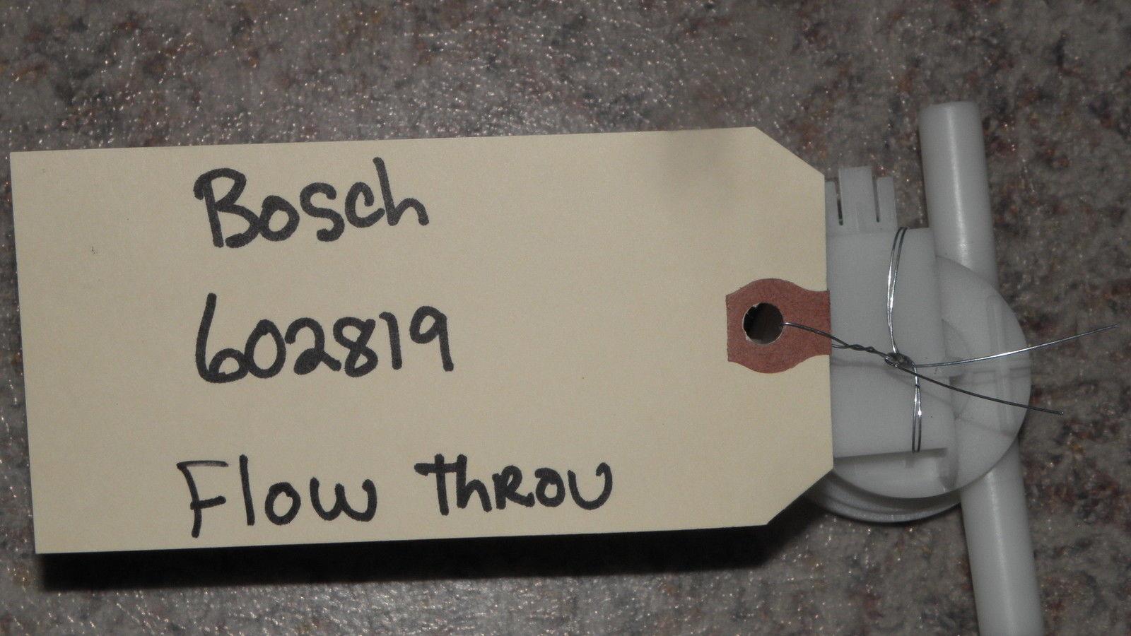 BOSCH FRONT LOADER AUTO WASHER FLOW THROU 602819 SWITCH ASSEMBLY FREE SHIPPING