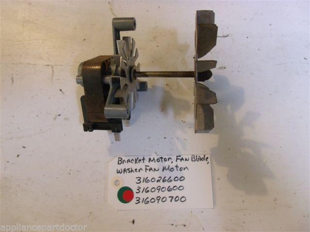 FRIGIDAIRE STOVE 316026600 Bracket,motor 316090600 316090700 motor Blade