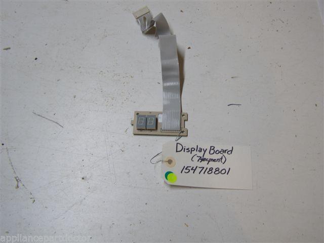 ELECTROLUX DISHWASHER 154718801 7 SEGMENT DISPLAY BOARD USED PART ASSEMBLY