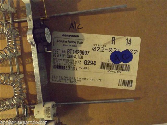 AMANA GOODMAN AIR CONDITIONER BT1420007 Element, Heat    NEW IN BOX