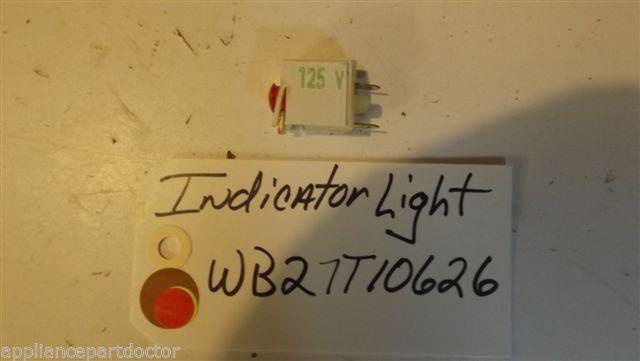 GE STOVE WB27T10626 Indicator Light USED
