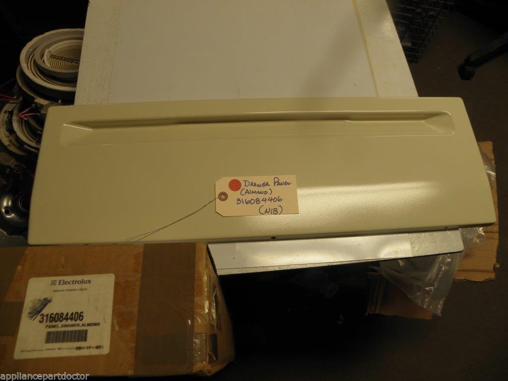 Frigidaire Stove 316084406 Drawer Panel (almond)  NEW IN BOX