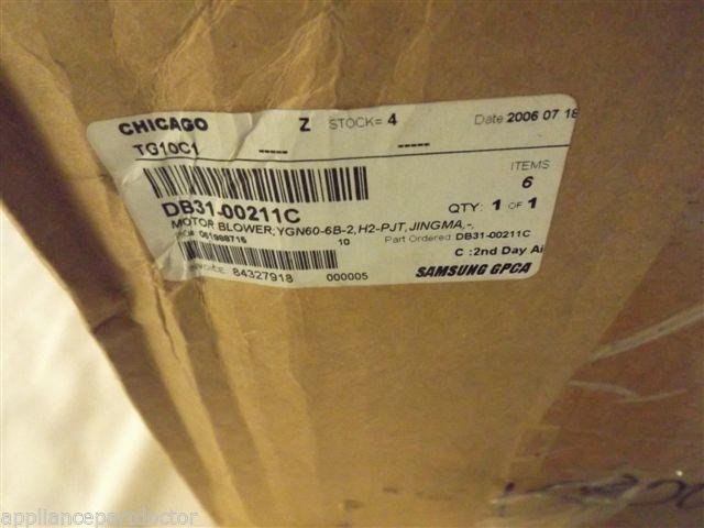 SAMSUNG AIR CONDITIONER DB31-00211C Motor Blower   NEW IN BOX
