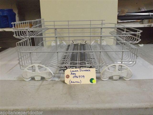 ARISTON DISHWASHER 096979  LOWER  RACK USED PART *SEE NOTE*