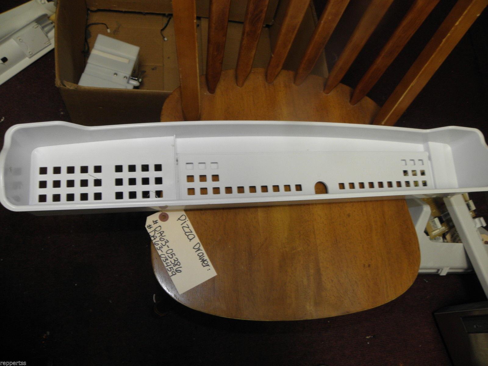 SAMSUNG FRENCH DOOR REFRIGERATOR DA6305386 DA6303459 PIZZA FLIP GUARD ASSEMBLY