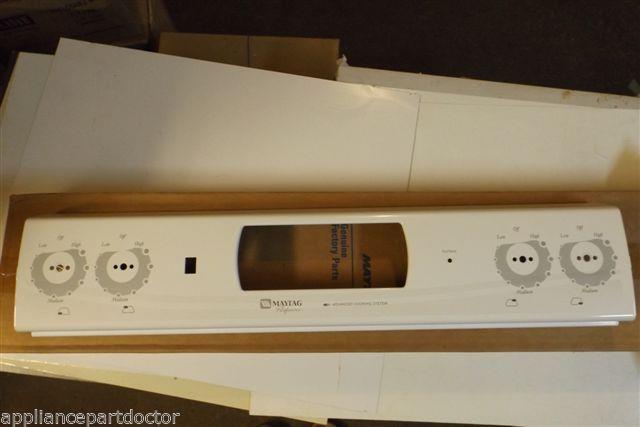 MAYTAG STOVE 74006370 PANEL CONTROL WHT.   NEW IN BOX