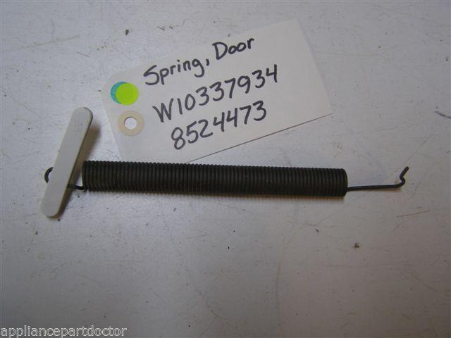 WHIRLPOOL DISHWASHER W10337934 8524473 DOOR BALANCE SPRING USED PART ASSEMBLY