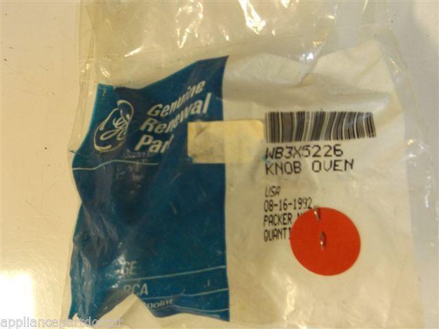 GE Stove  WB3X5226  KNOB, OVEN   NEW IN BOX