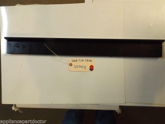 AMANA STOVE 315945B Trim, Door Top  USED