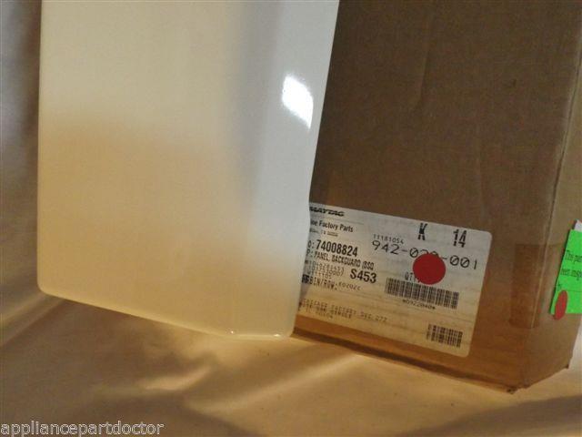 AMANA STOVE 74008824 Panel, Backguard (bsq)  NEW IN BOX