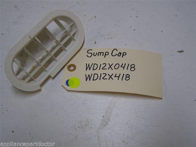 KENMORE DISHWASHER WD12X0418 WD12X418 SUMP CAP USED PART ASSEMBLY