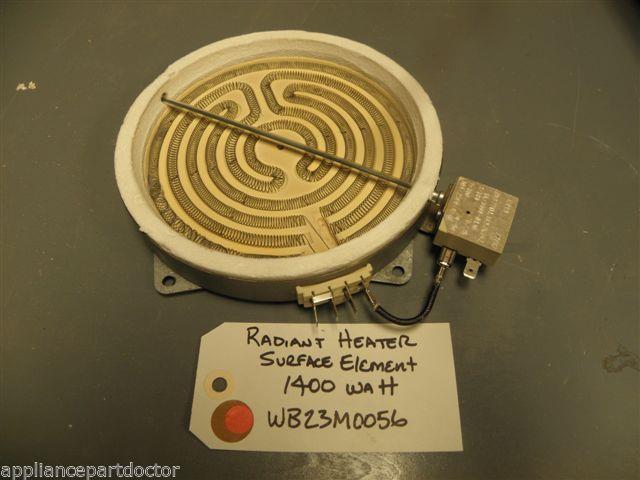 Kenmore STOVE WB23M0056 Radiant Heater Surface Element 1400 Watts used