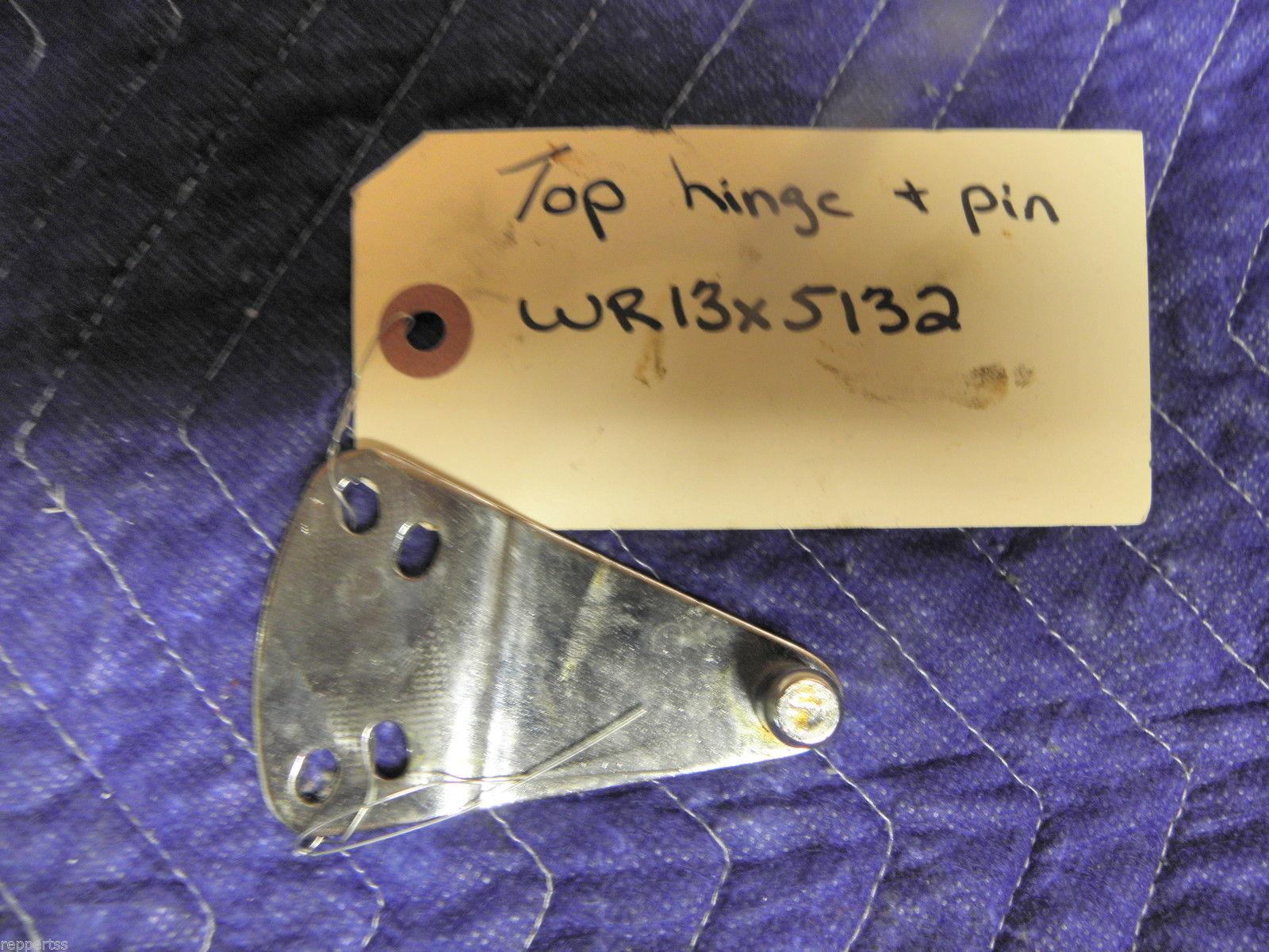 GE REFRIGERATOR WR13X5132 TOP HINGE PIN USED PART ASSEMBLY FREE SHIPPING