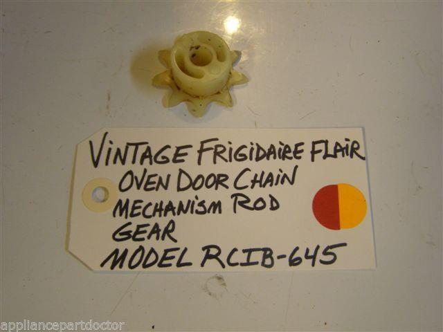 Model RCIB-645 Vintage Frigidaire Flair Oven Door Chain Mechanism Rod  Gear