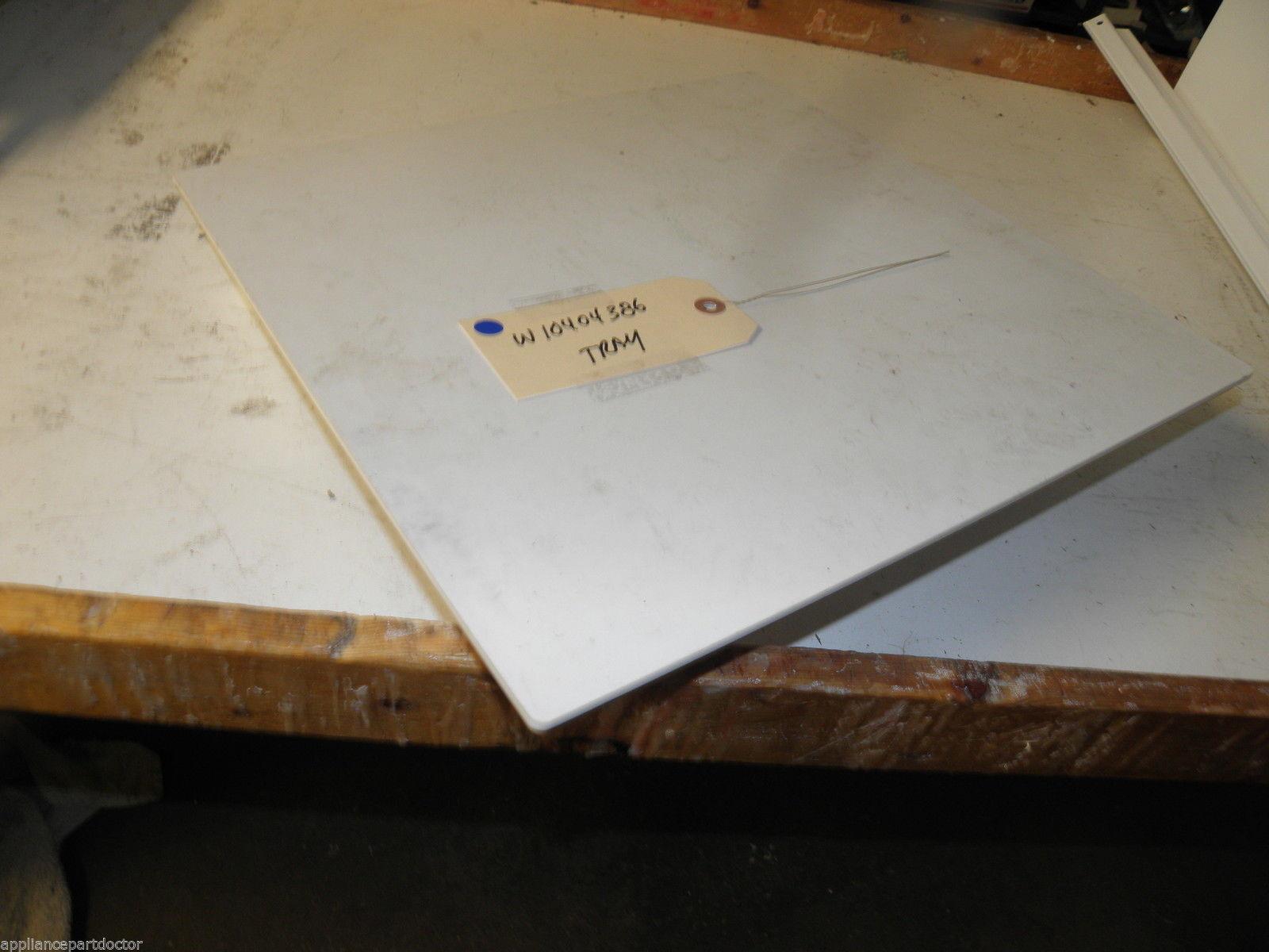 HOTPOINT GE RCA REFRIGERATOR W10404386 TRAY USED PART ASSEMBLY