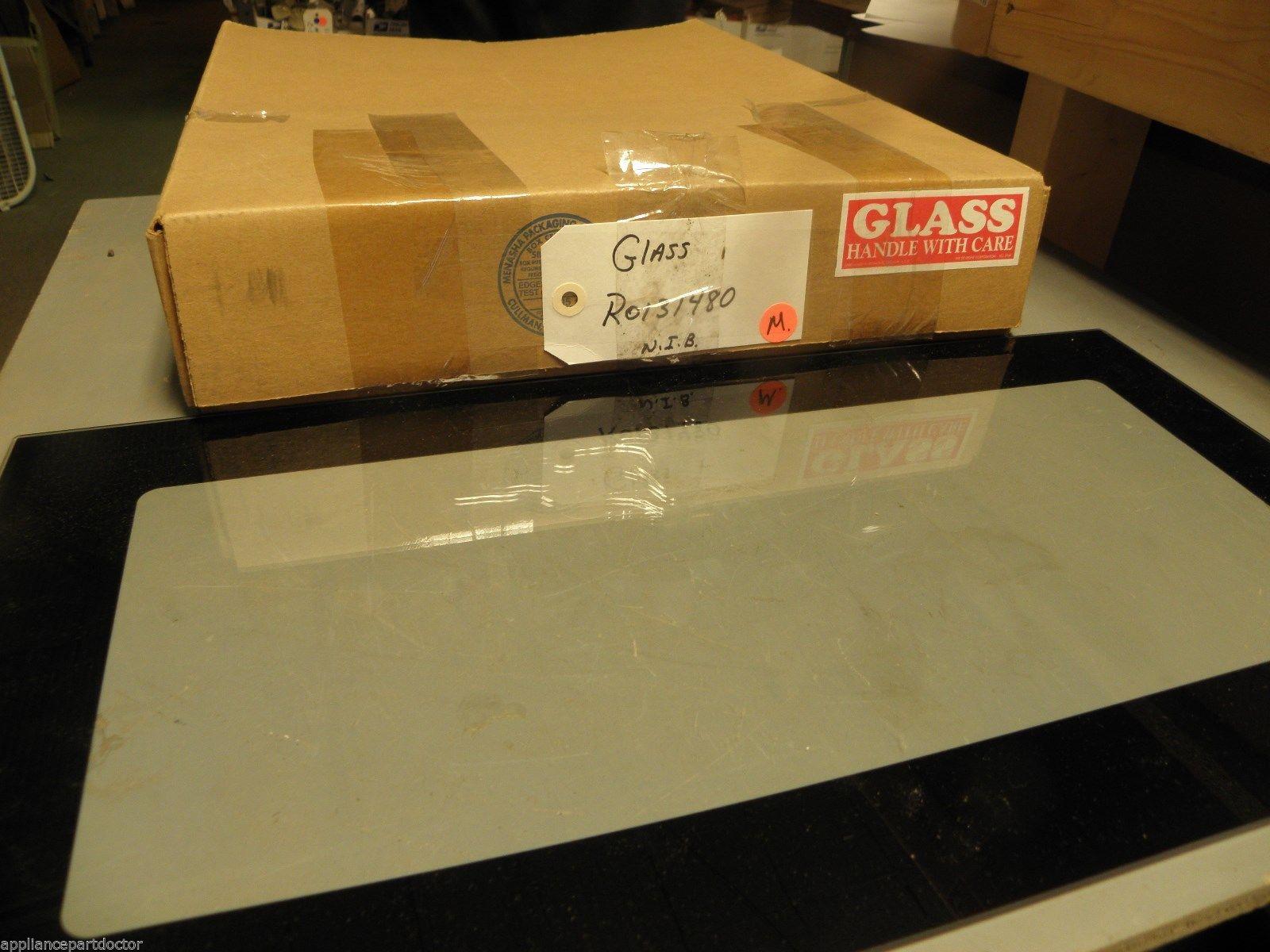 MAYTAG/AMANA MICROWAVE R0131480 Glass, Door (blk)  NEW IN BOX