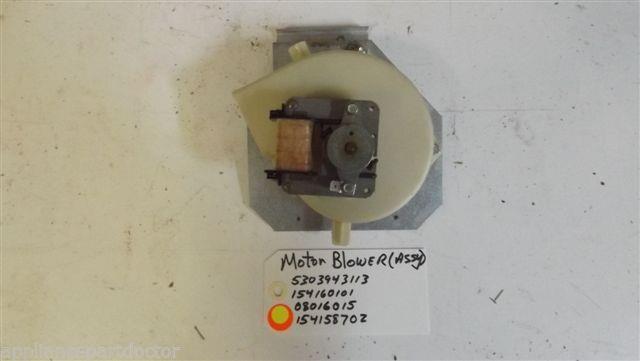frigidaire DISHWASHER 5303943113  154160101  08016015   154158702  Motor-blower