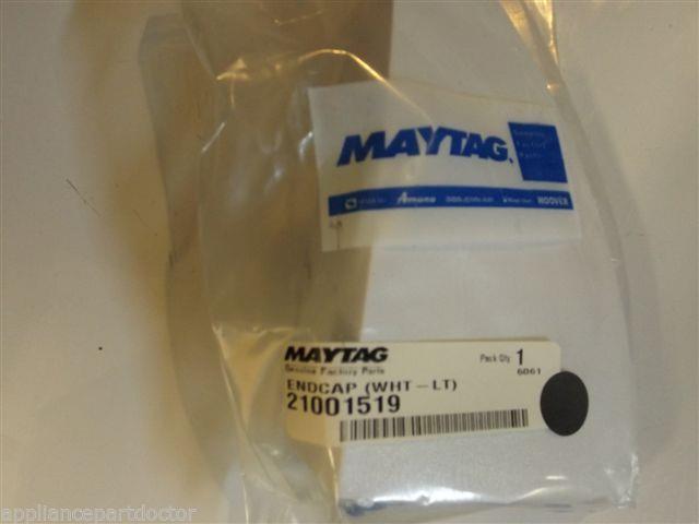 Maytag Washer 21001519  Endcap (wht-lt) NEW IN BOX