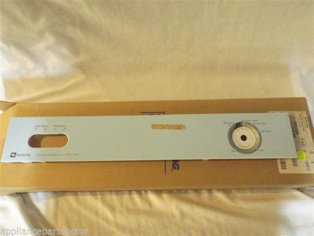 MAYTAG DISHWASHER 99002458 Facia, Control Panel (wht) NEW IN BOX