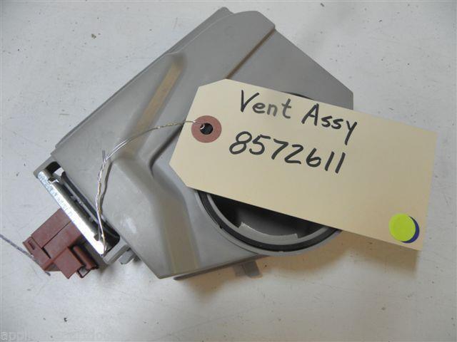 IKEA WHIRLPOOL DISHWASHER 8572611 VENT USED PART ASSEMBLY