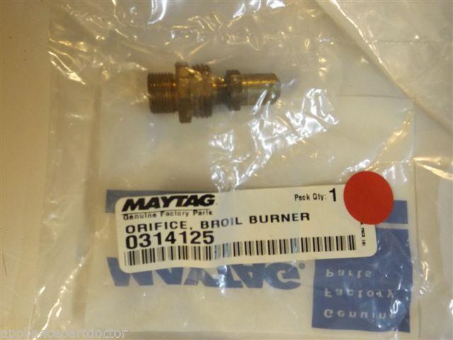 Maytag Gas Stove 0314125  Orifice, Broil Burner  NEW IN BOX