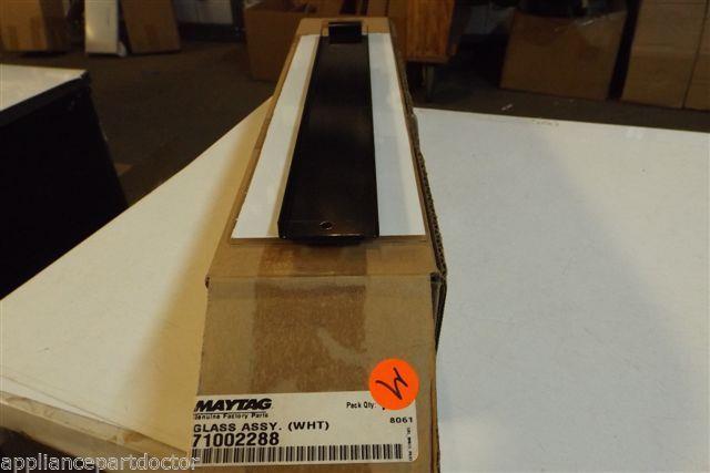 Maytag Jenn Air microwave 71002288 Glass Assy. (wht)   NEW IN BOX