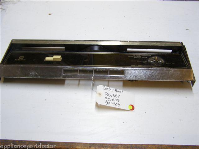 MAYTAG DISHWASHER 901651 901649 901404 CONTROL PANEL W/ TIMER & CONTROL SWITCH