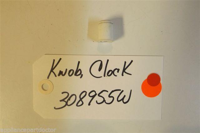 AMANA Stove 308955W Knob, Clock  USED PART