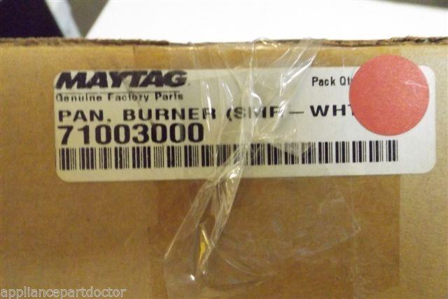 MAYTAG STOVE 71003000 PAN BURNER SMR WHT. NEW IN BOX