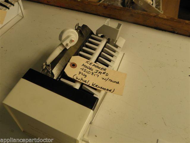 WHIRLPOOL KENMORE REFRIGERATOR ICEMAKER IM# D 4210317 USED PART ASSEMBLY F/S