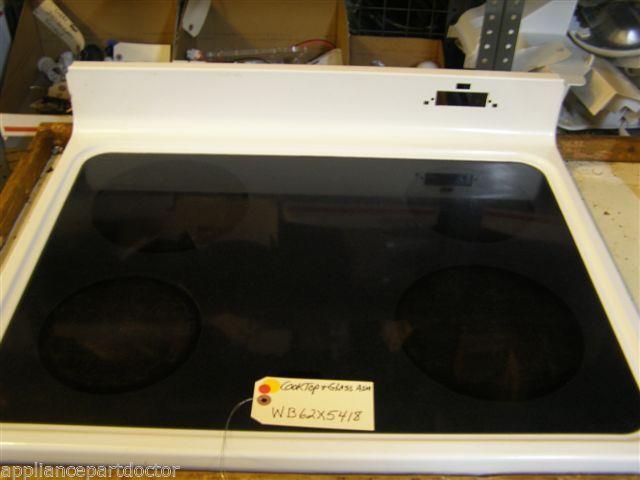 GE Stove  WB62X5418  Cooktop & Glass Asm Marks from use  used