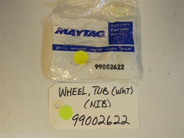 Maytag Amana Dishwasher  99002622  Wheel, Tub (Wht)  NEW IN BOX